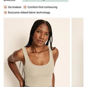 Knix SculptRib Tank Top in Fawn